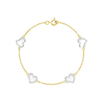 Bracelet Femme - Or 18 Carats - Longueur : 18 cm