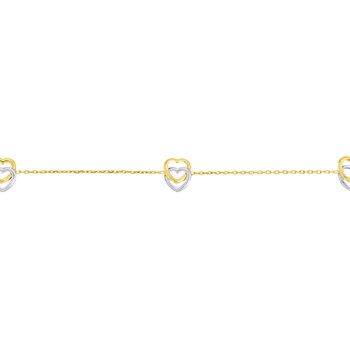 Bracelet Femme - Or 18 Carats - Longueur : 18 cm