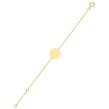 Bracelet enfant - Or 18 Carats - Longueur : 18 cm