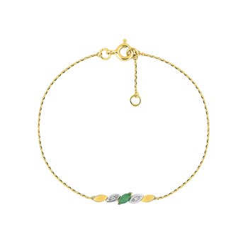 Bracelet Femme - Or 18 Carats - Longueur : 18 cm