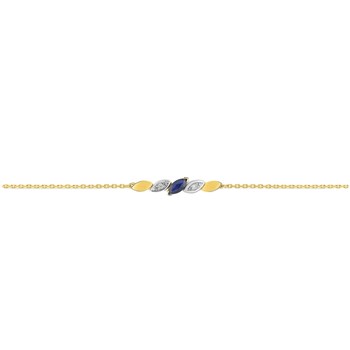 Bracelet Femme - Or 18 Carats - Longueur : 18 cm