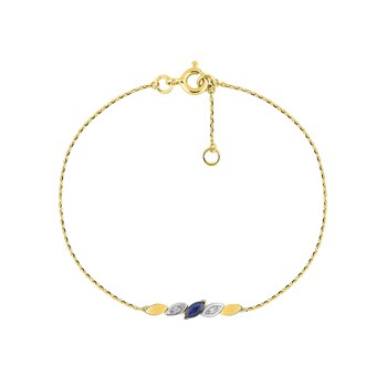 Bracelet Femme - Or 18 Carats - Longueur : 18 cm