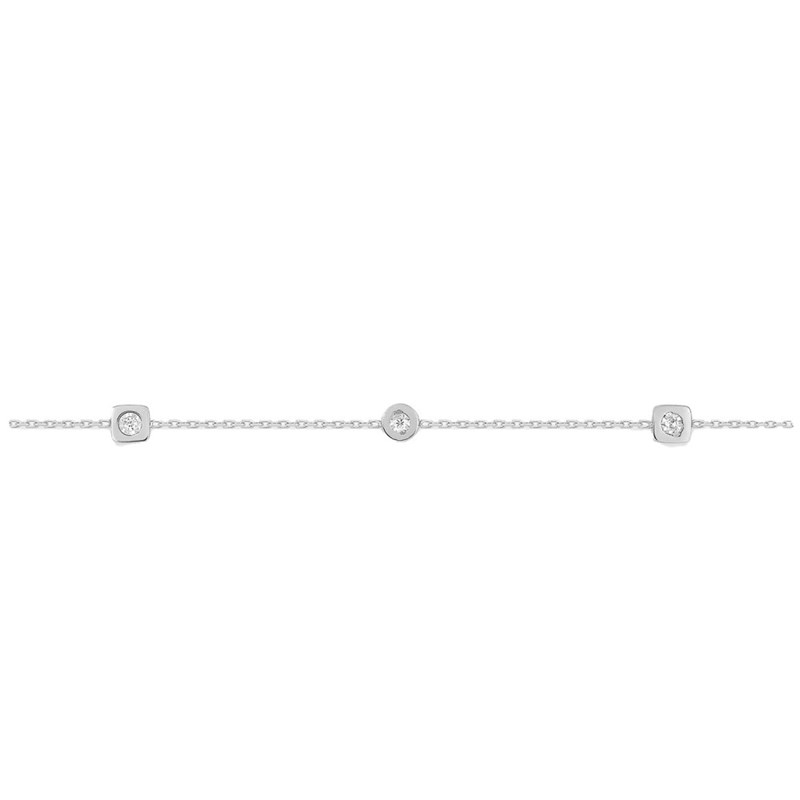 Bracelet Femme - Or 18 Carats - Longueur : 18 cm