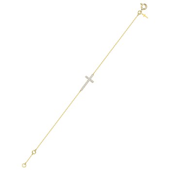 Bracelet Femme - Or 18 Carats - Longueur : 18 cm