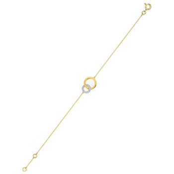 Bracelet Femme - Or 18 Carats - Longueur : 18 cm