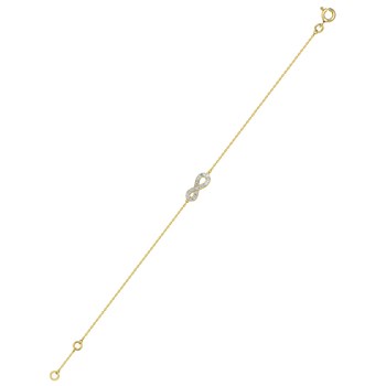 Bracelet Femme - Or 18 Carats - Longueur : 18 cm