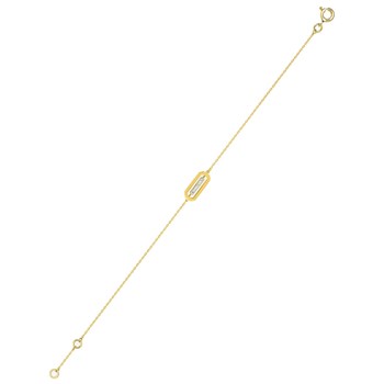 Bracelet Femme - Or 18 Carats - Longueur : 18 cm