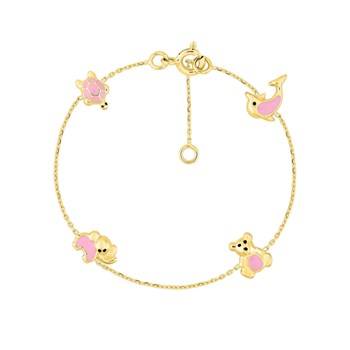 Bracelet Enfant - Or 18 Carats - Longueur : 16 cm