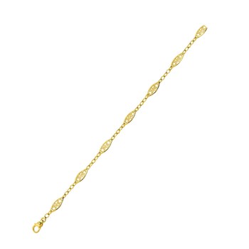 Bracelet Femme - Or 18 Carats - Longueur : 18 cm