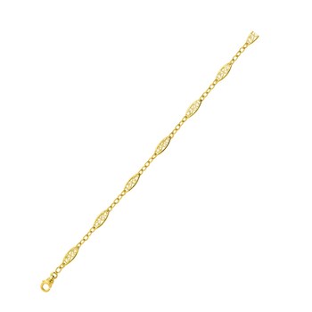 Bracelet Femme - Or 18 Carats - Longueur : 18 cm