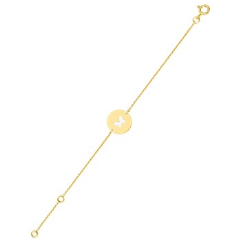 Bracelet Femme - Or 18 Carats - Longueur : 18 cm