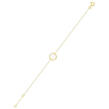 Bracelet Femme - Or 18 Carats - Longueur : 18 cm