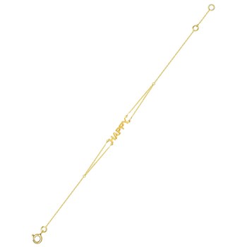 Bracelet Femme - Or 18 Carats - Longueur : 18 cm