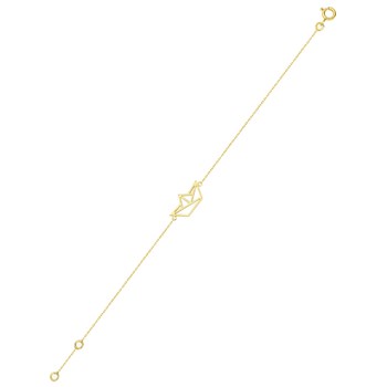 Bracelet Femme - Or 18 Carats - Longueur : 18 cm