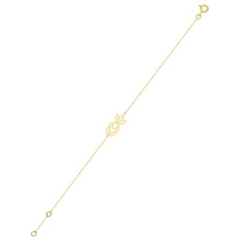 Bracelet Femme - Or 18 Carats - Longueur : 18 cm