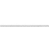 Bracelet femme 18 cm - Maille Serpentine carrée - Or blanc 18 Carats - Largeur 0.9 mm - vue V2