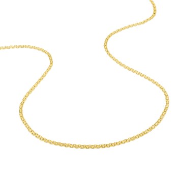 Bracelet femme 18 cm - Maille Bismarck - Or 18 Carats - Largeur 1.7 mm