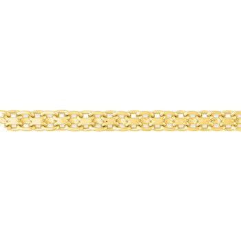 Bracelet femme 18 cm - Maille Bismarck - Or 18 Carats - Largeur 2.4 mm