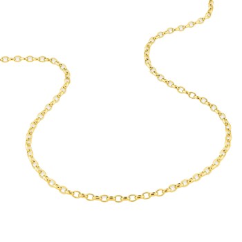 Bracelet femme 18 cm - Maille Jaseron - Or 18 Carats - Largeur 2 mm