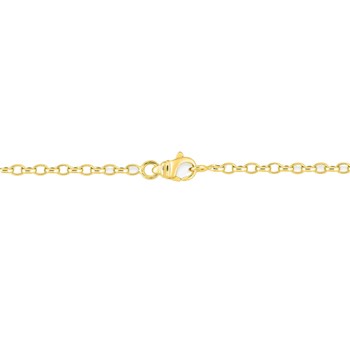 Bracelet femme 18 cm - Maille Jaseron - Or 18 Carats - Largeur 2 mm