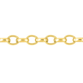 Bracelet femme 18 cm - Maille Jaseron - Or 18 Carats - Largeur 3 mm