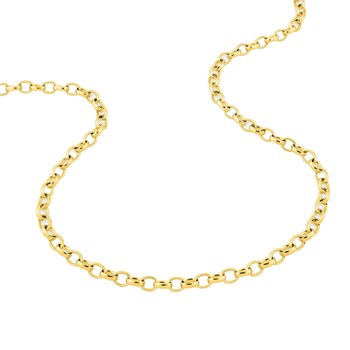 Bracelet femme 18 cm - Maille Jaseron - Or 18 Carats - Largeur 3 mm