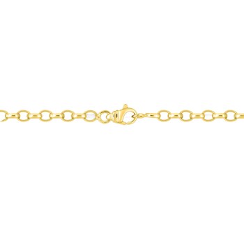 Bracelet femme 18 cm - Maille Jaseron - Or 18 Carats - Largeur 3 mm