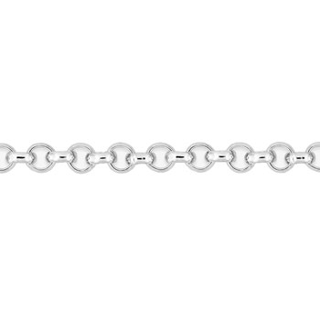 Bracelet femme 18 cm - Maille Singapour - Or blanc 18 Carats - Largeur 1.7 mm