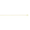 Chaîne de cheville femme - Or 18 Carats - longueur 25 cm - vue V1