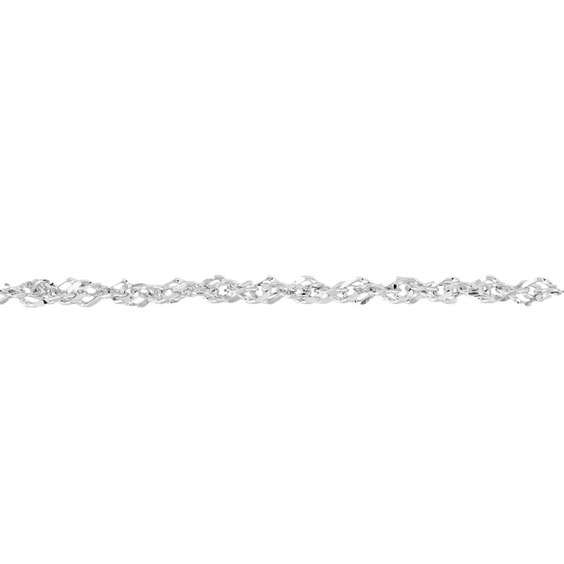 Bracelet femme 18 cm - Or blanc 18 Carats - vue 2