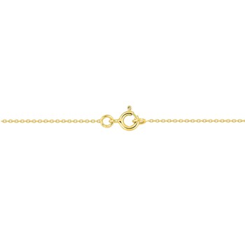 Chaîne femme 40 cm - Maille Forçat rond - Or 18 Carats - Largeur 0.90 mm