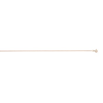 Chaîne de cheville femme 25 cm - Or rose 18 Carats