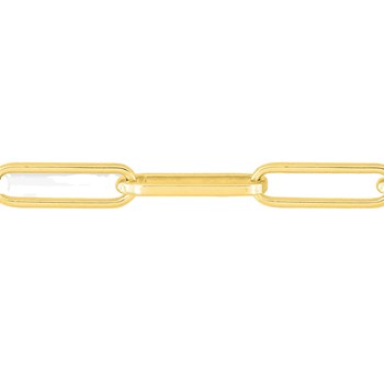 Bracelet Mixte 18 cm - Forçat carré - Or 18 Carats - Largeur 3 mm