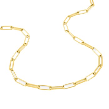 Bracelet Mixte 18 cm - Forçat carré - Or 18 Carats - Largeur 3 mm