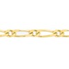 Bracelet Mixte 18 cm - Cheval alterné - Or 18 Carats - Largeur 3 mm - vue V2