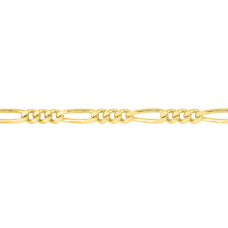 Bracelet Mixte 18 cm - Cheval Alterné - Or 18 Carats - Largeur 1.7 mm - vue 2