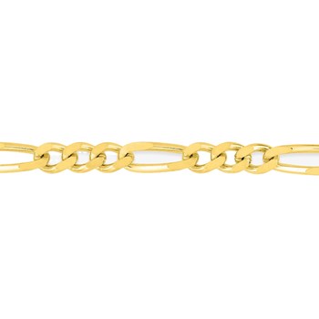 Bracelet Mixte 18 cm - Cheval Aterné - Or 18 Carats - Largeur 2.5 mm