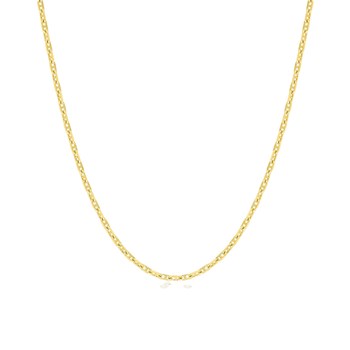 Bracelet Mixte 18 cm - Forçat Marine - Or 18 Carats - Largeur 1.5 mm