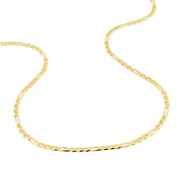 Bracelet Mixte 18 cm - Gourmette Marine - Or 18 Carats - Largeur 2 mm