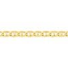 Bracelet Mixte 18 cm - Gourmette Marine - Or 18 Carats - Largeur 2.4 mm - vue V2