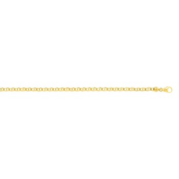 Bracelet Mixte 18 cm - Fantaisie - Or 18 Carats