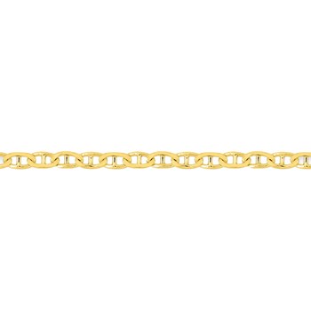 Bracelet Mixte 18 cm - Maille Marine - Or 18 Carats - Largeur 1.5 mm