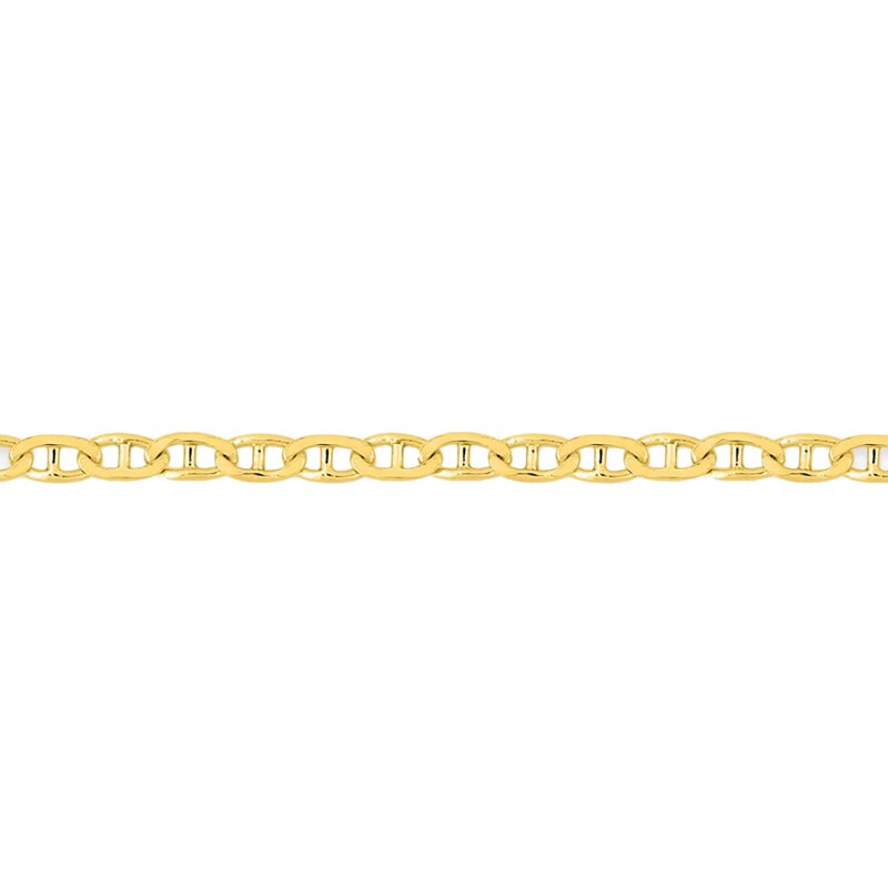 Bracelet Mixte 18 cm - Maille Marine - Or 18 Carats - Largeur 1.5 mm - vue 2
