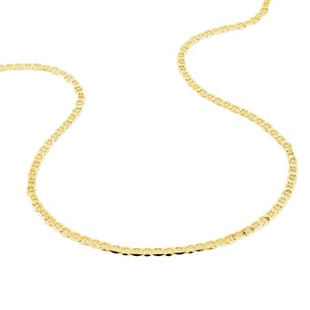 Bracelet Mixte 18 cm - Maille Marine - Or 18 Carats - Largeur 2 mm