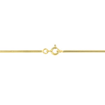 Bracelet Femme 18 cm - Maille Serpentine - Or 18 Carats - Largeur 1.4 mm