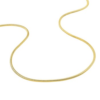Bracelet Femme 18 cm - Maille Serpentine - Or 18 Carats - Largeur 1.6 mm