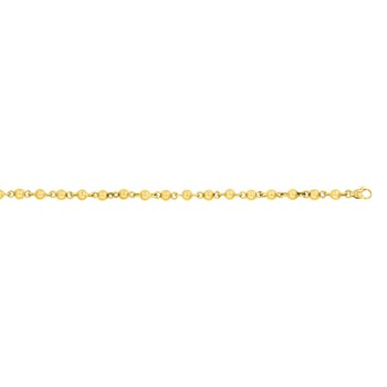 Chaîne Femme - Or 18 Carats - Largeur chaîne : 5 mm - Longueur : 18 cm