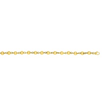 Bracelet Femme 18 cm - Boule - Or 18 Carats - Largeur  6 mm