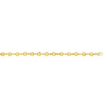 Bracelet Femme 18 cm - Boule - Or 18 Carats - Largeur  7 mm