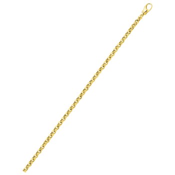 Bracelet Femme 18 cm - Jaseron - Or 18 Carats - Largeur 4 mm